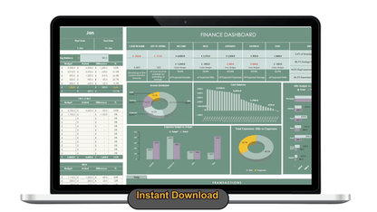 Ultimate Monthly Expense Tracker and Budget Planner in Google Sheets